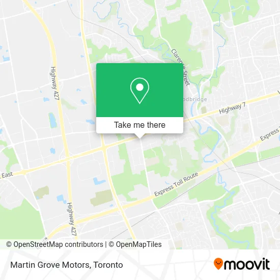 Martin Grove Motors map