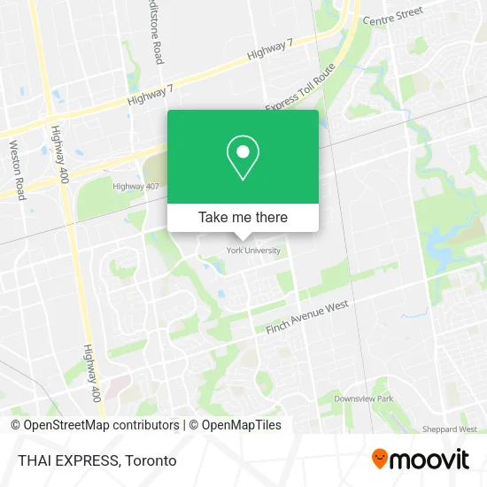THAI EXPRESS map
