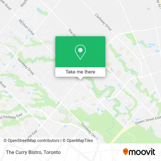 The Curry Bistro map