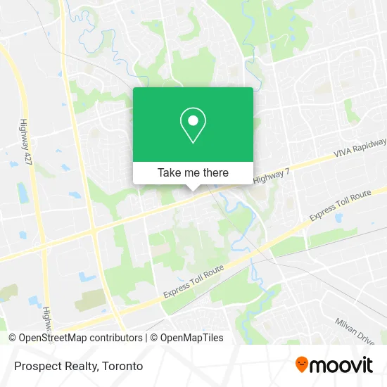 Prospect Realty map
