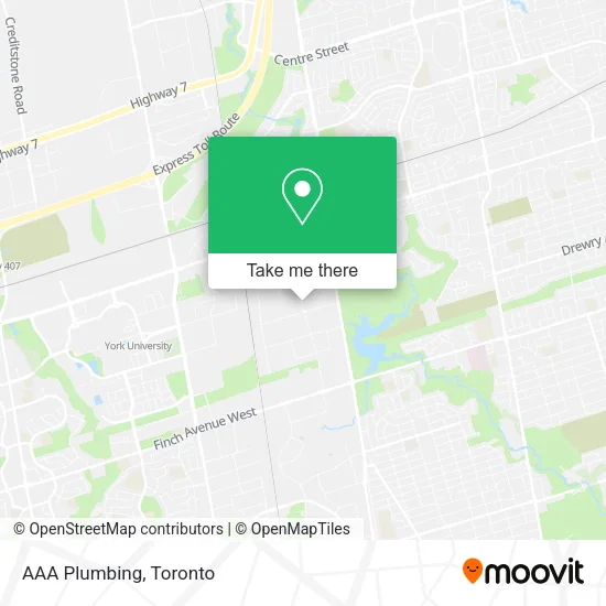 AAA Plumbing map