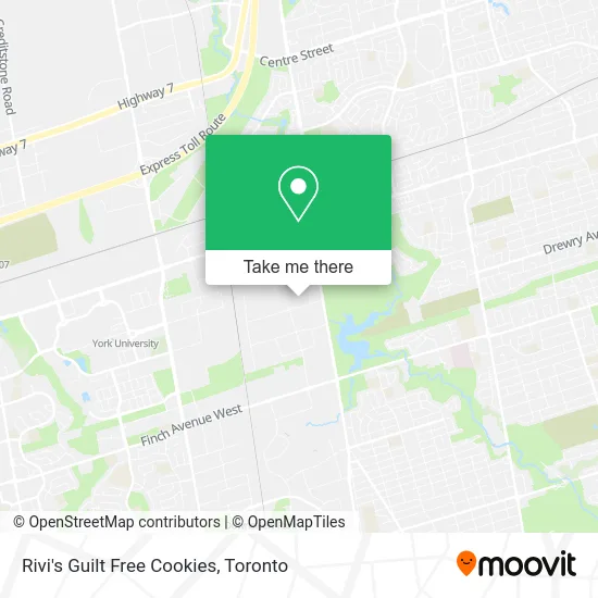 Rivi's Guilt Free Cookies map