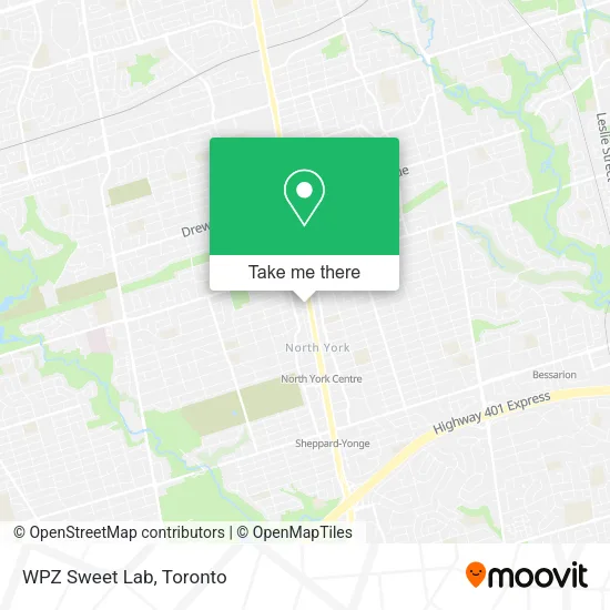 WPZ Sweet Lab map