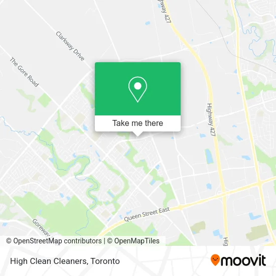High Clean Cleaners map