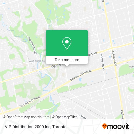 VIP Distribution 2000 Inc map