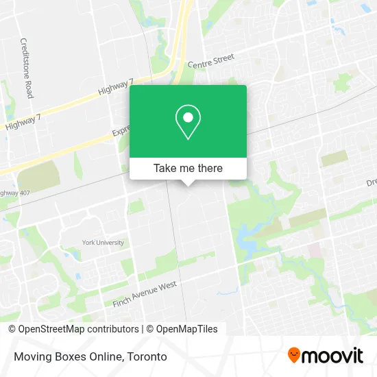 Moving Boxes Online map