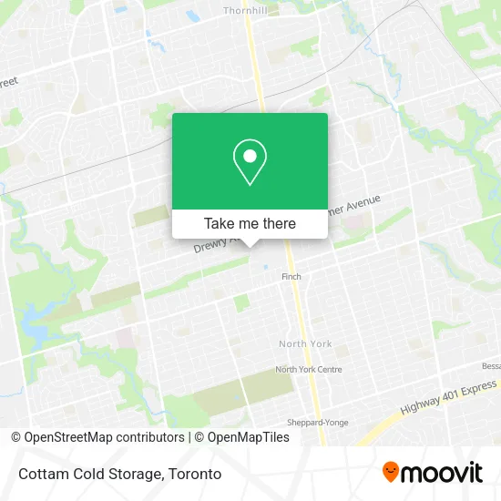 Cottam Cold Storage map