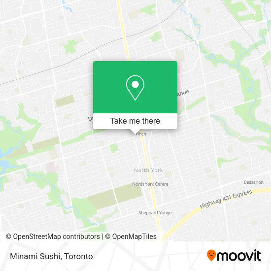 Minami Sushi map
