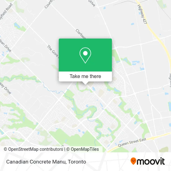 Canadian Concrete Manu map