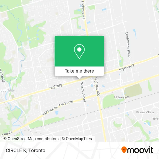 CIRCLE K map
