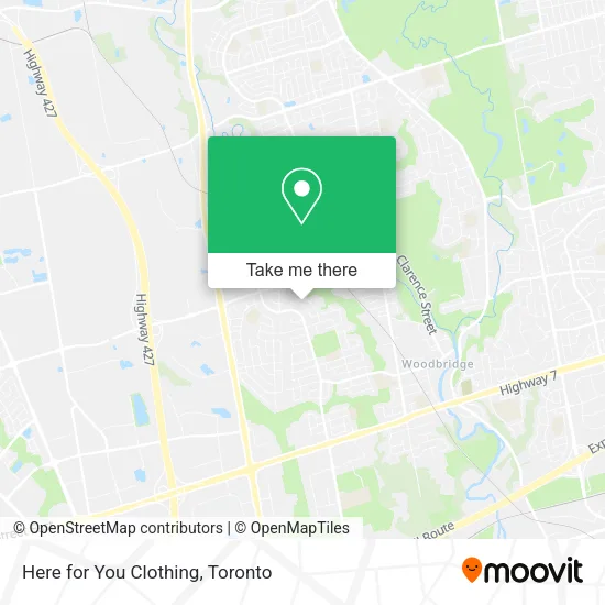 Here for You Clothing map