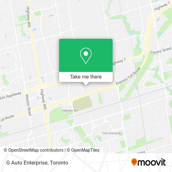 G Auto Enterprise map