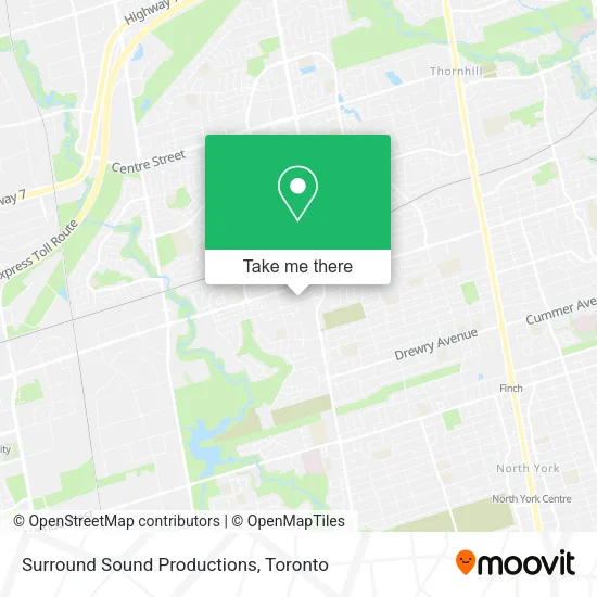Surround Sound Productions map