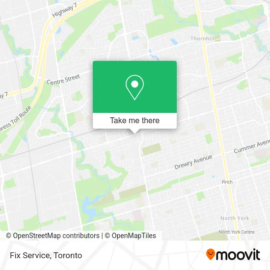 Fix Service map