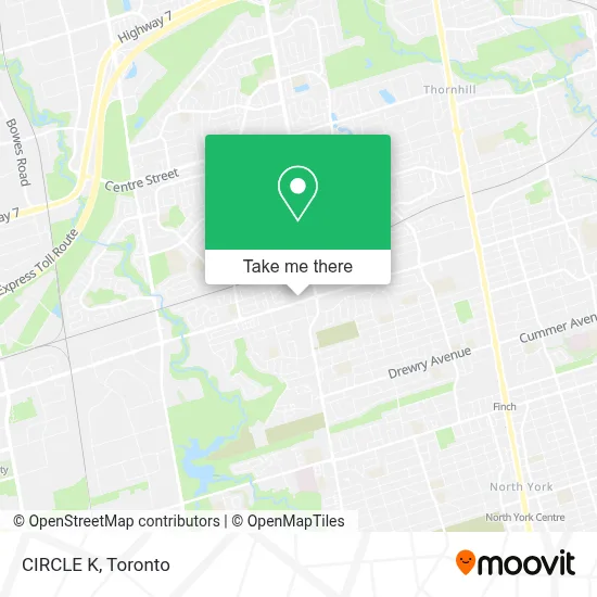 CIRCLE K map