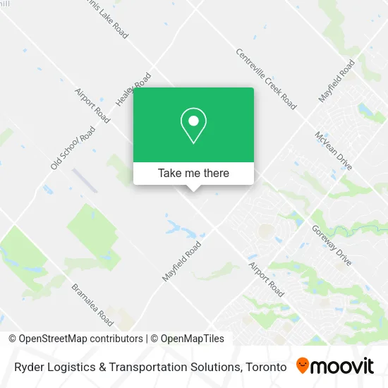 Ryder Logistics & Transportation Solutions map
