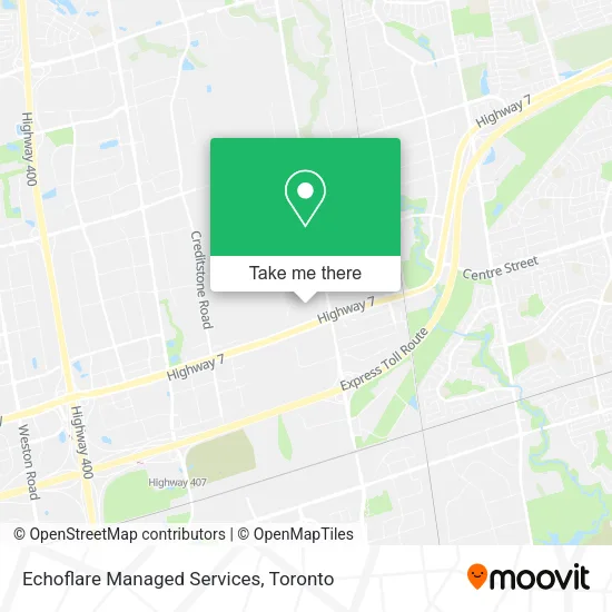 Echoflare Managed Services map