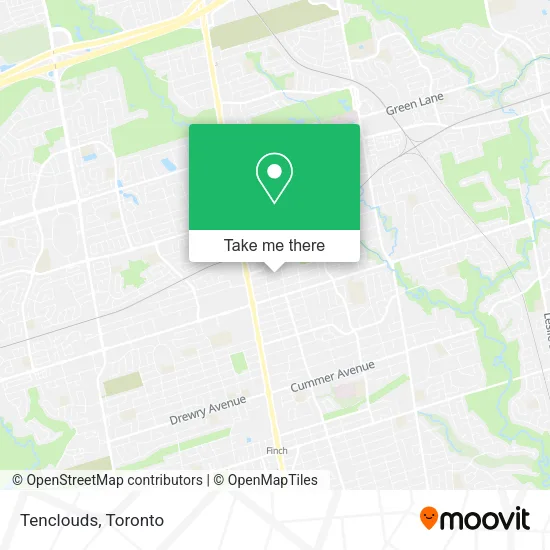 Tenclouds map