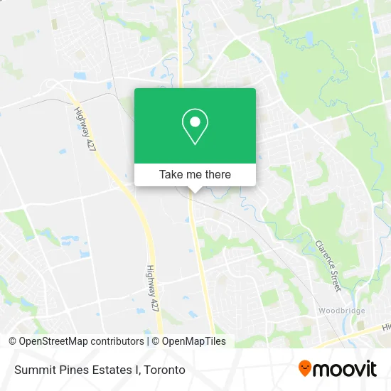 Summit Pines Estates I map