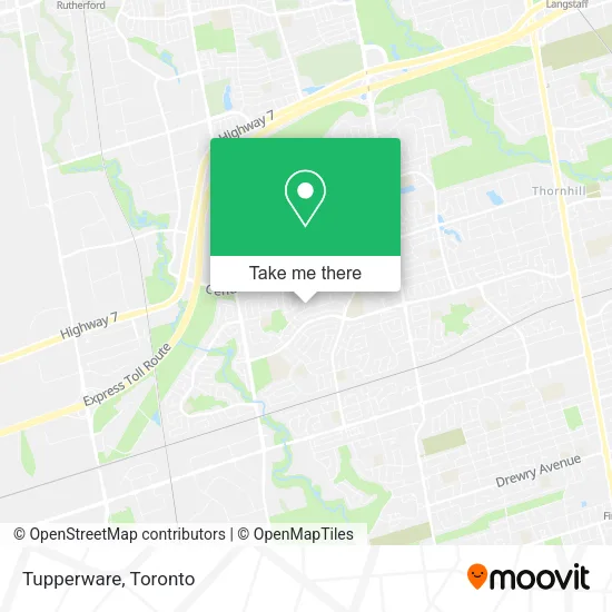 Tupperware map