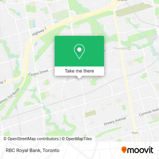 RBC Royal Bank map