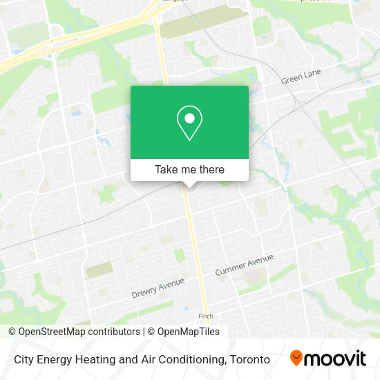 City Energy Heating and Air Conditioning map