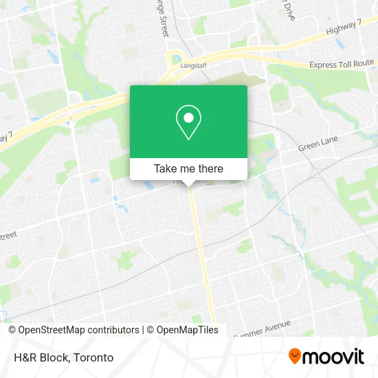 H&R Block map
