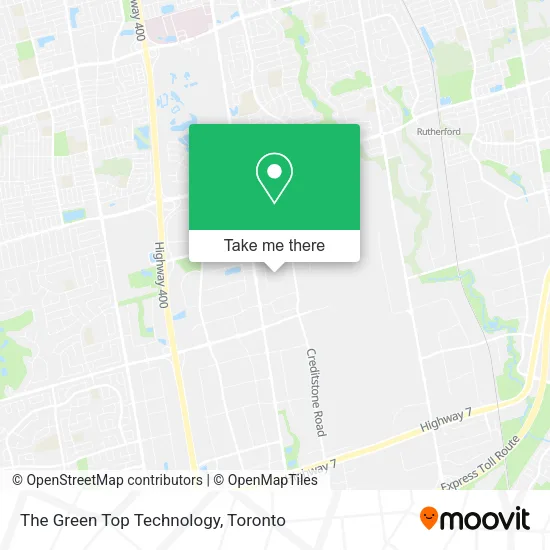 The Green Top Technology map
