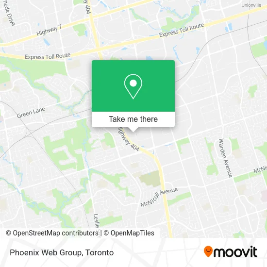Phoenix Web Group map