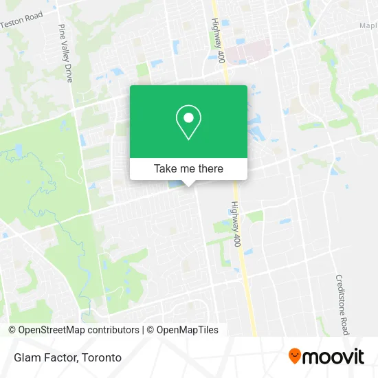 Glam Factor map