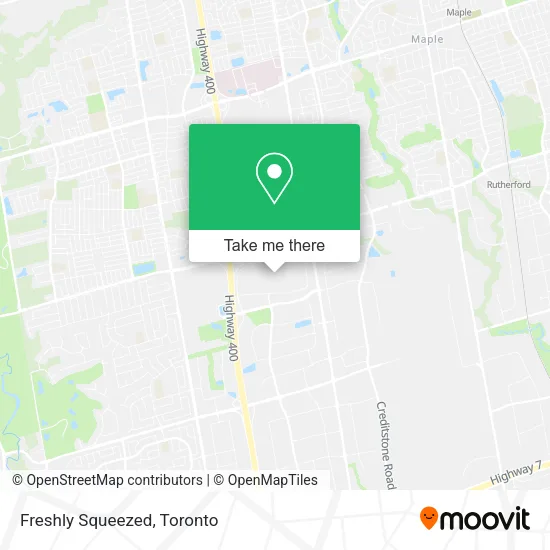 Freshly Squeezed map