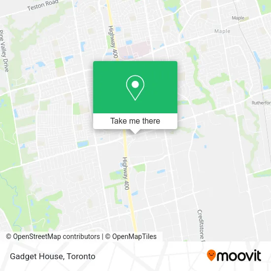Gadget House map
