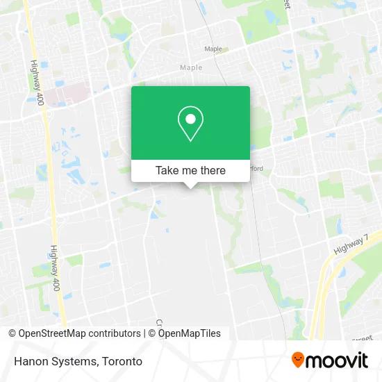 Hanon Systems map