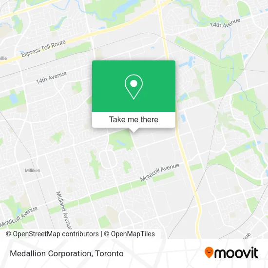 Medallion Corporation map