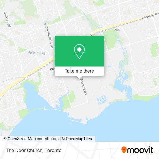 The Door Church map