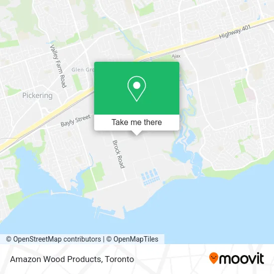 Amazon Wood Products map