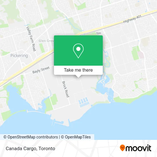 Canada Cargo map