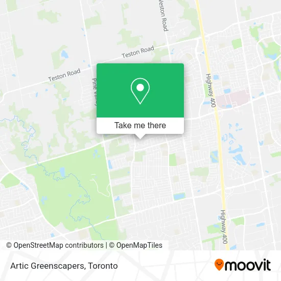 Artic Greenscapers map