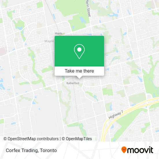 Corfex Trading map