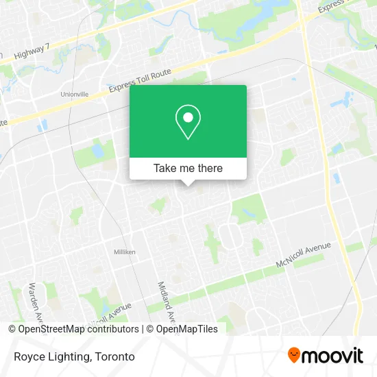 Royce Lighting map
