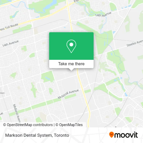 Markson Dental System map