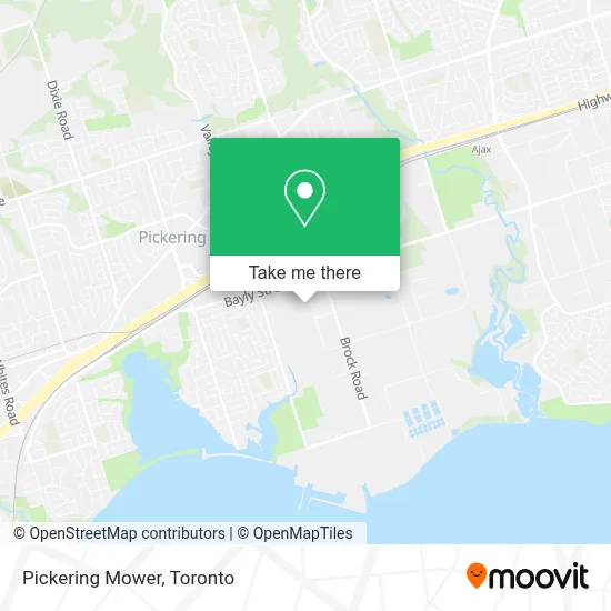Pickering Mower map