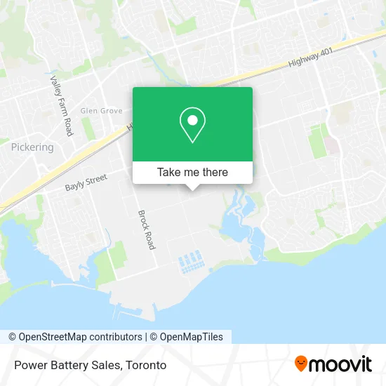 Power Battery Sales map