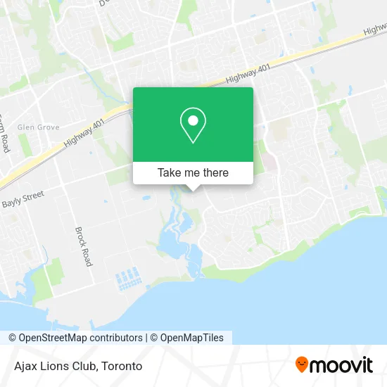 Ajax Lions Club map