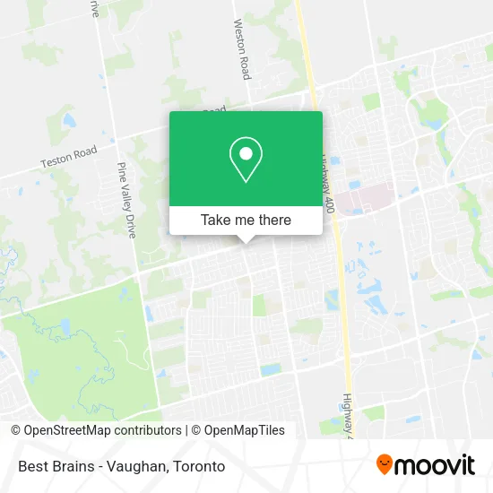 Best Brains - Vaughan map
