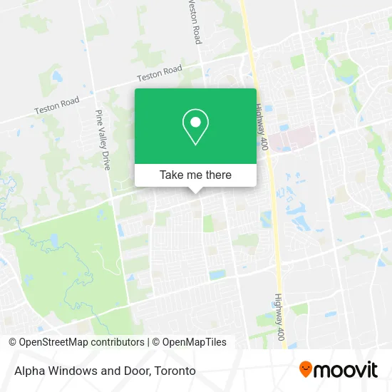 Alpha Windows and Door map