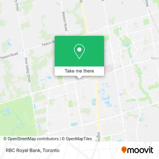 RBC Royal Bank map