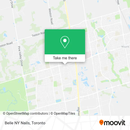 Belle NY Nails map