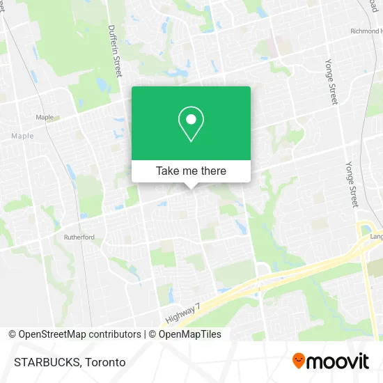 STARBUCKS map