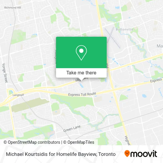 Michael Kourtsidis for Homelife Bayview map